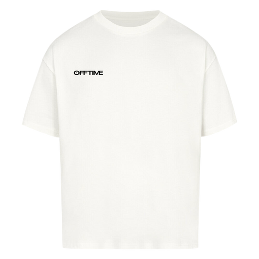 AIRPLANE MODE Oversized Tee Coconut White