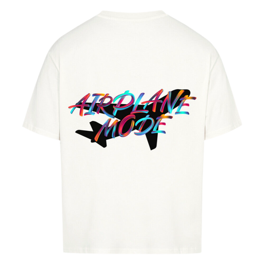 AIRPLANE MODE Oversized Tee Coconut White
