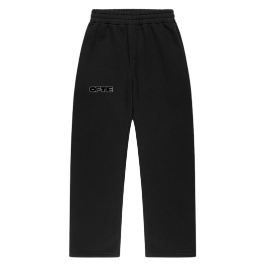 OFFTIME Open Leg Jogger Black