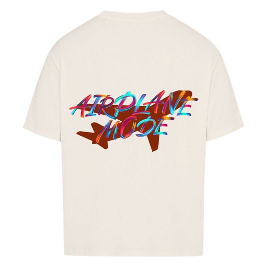 AIRPLANE MODE Oversized Tee Cream