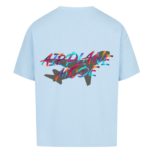 AIRPLANE MODE Oversized Tee Baby Blue