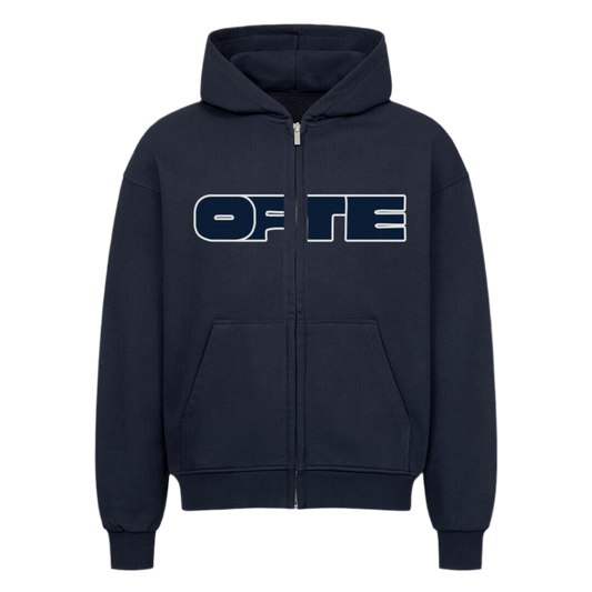 OFFTIME Oversized Zipper Navy Blue