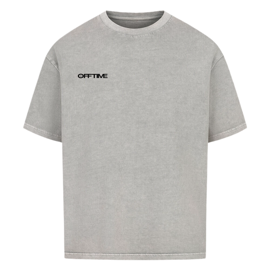 AIRPLANE MODE Oversized Tee Washed Grey